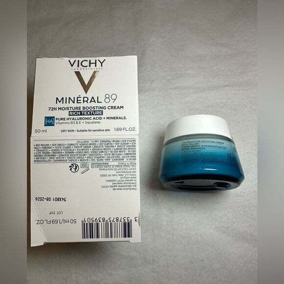 Vichy Mineral 89 Cream, 72H Moisture Boosting Cream 50ml/1.69oz - Picture 2 of 6